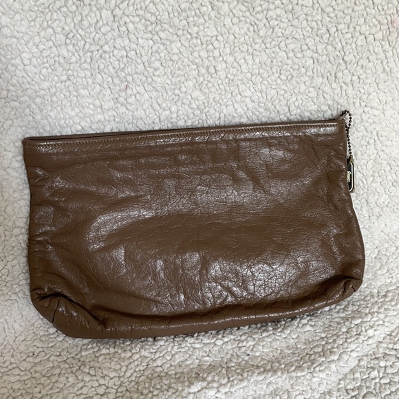 Vintage Leather and Snakeskin clutch - Picture 2 of 6